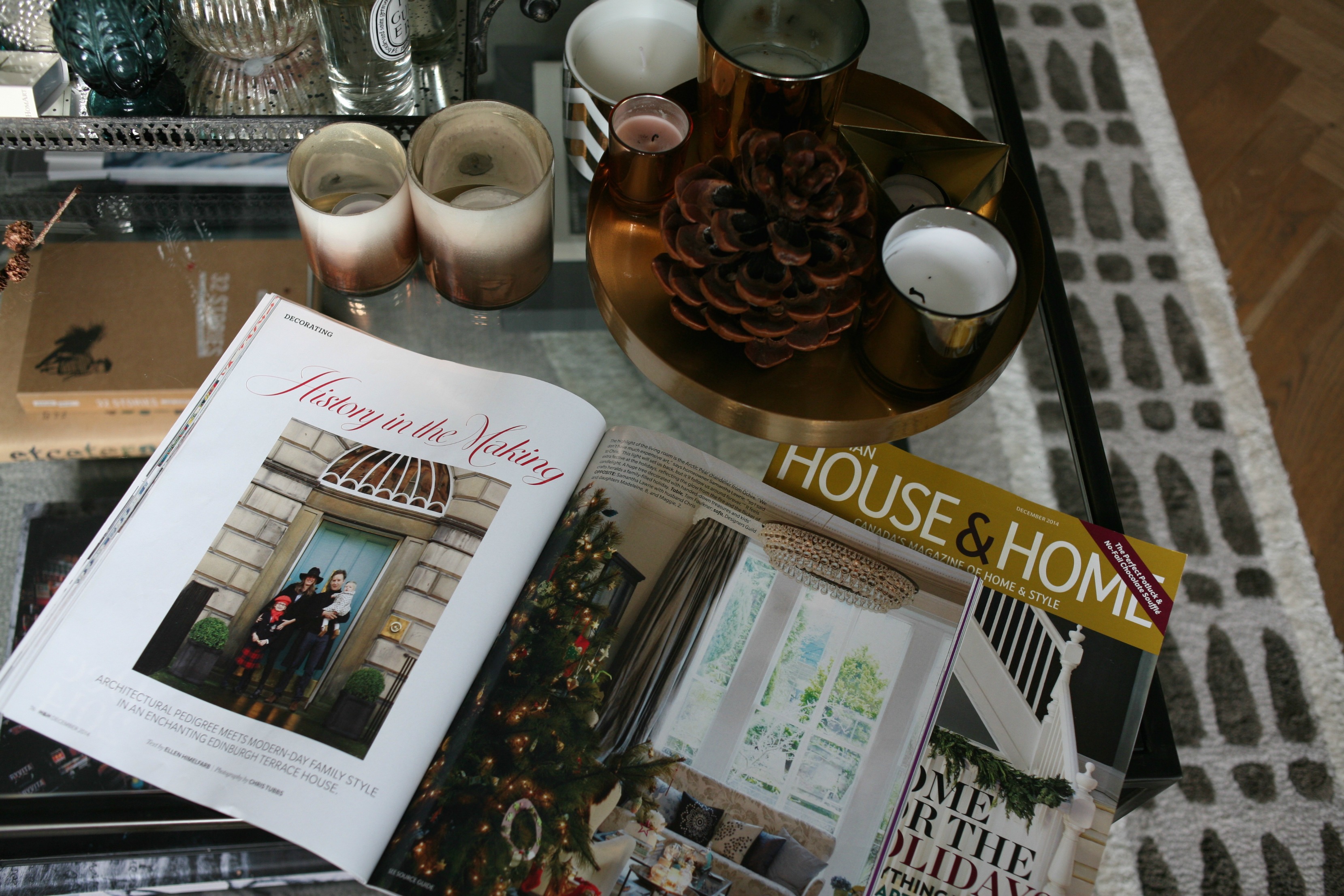 Unique Boutiques Blog feature in H&H Dec 2014